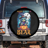 Halloween Killer Witch Teddy Bear Spare Tire Cover Nothing Scares Me - Wonder Print Shop