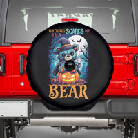 Halloween Killer Witch Teddy Bear Spare Tire Cover Nothing Scares Me - Wonder Print Shop