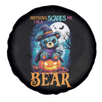 Halloween Killer Witch Teddy Bear Spare Tire Cover Nothing Scares Me - Wonder Print Shop