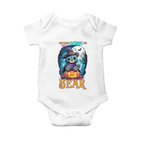 Halloween Killer Witch Teddy Bear Baby Onesie Nothing Scares Me - Wonder Print Shop