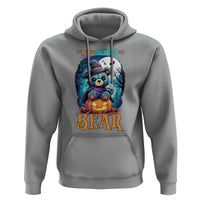 Halloween Killer Witch Teddy Bear Hoodie Nothing Scares Me - Wonder Print Shop