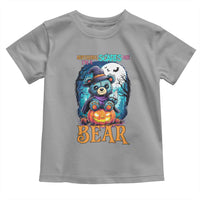 Halloween Killer Witch Teddy Bear Toddler T Shirt Nothing Scares Me - Wonder Print Shop