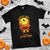 Halloween Witch Way To The Party T Shirt Black Cat Pumpkin - Wonder Print Shop