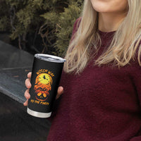 Halloween Witch Way To The Party Tumbler Cup Black Cat Pumpkin