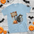 Halloween Trick Or Treat Black Cat Skeleton T Shirt - Wonder Print Shop