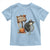 Halloween Trick Or Treat Black Cat Skeleton Toddler T Shirt - Wonder Print Shop