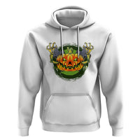 Funny Halloween Pumpkin Ghoul Hoodie Scary Zombie Hands - Wonder Print Shop