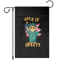 Cat Statue Of Liberty Garden Flag Patriotic American Flag - Wonder Print Shop