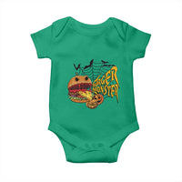 Halloween Burger Monster Baby Onesie Scary Foodies - Wonder Print Shop
