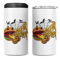 Halloween Burger Monster 4 in 1 Can Cooler Tumbler Scary Foodies