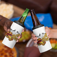 Halloween Burger Monster 4 in 1 Can Cooler Tumbler Scary Foodies