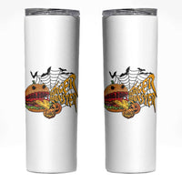 Halloween Burger Monster Skinny Tumbler Scary Foodies