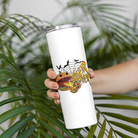 Halloween Burger Monster Skinny Tumbler Scary Foodies