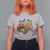 Halloween Burger Monster T Shirt For Women Scary Foodies - Wonder Print Shop