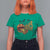 Halloween Burger Monster T Shirt For Women Scary Foodies - Wonder Print Shop