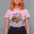 Halloween Burger Monster T Shirt For Women Scary Foodies - Wonder Print Shop