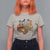 Halloween Burger Monster T Shirt For Women Scary Foodies - Wonder Print Shop