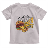 Halloween Burger Monster Toddler T Shirt Scary Foodies - Wonder Print Shop