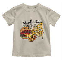 Halloween Burger Monster Toddler T Shirt Scary Foodies - Wonder Print Shop