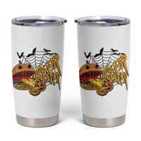 Halloween Burger Monster Tumbler Cup Scary Foodies