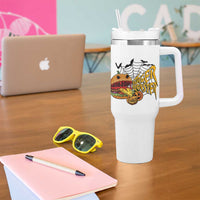 Halloween Burger Monster Tumbler With Handle Scary Foodies