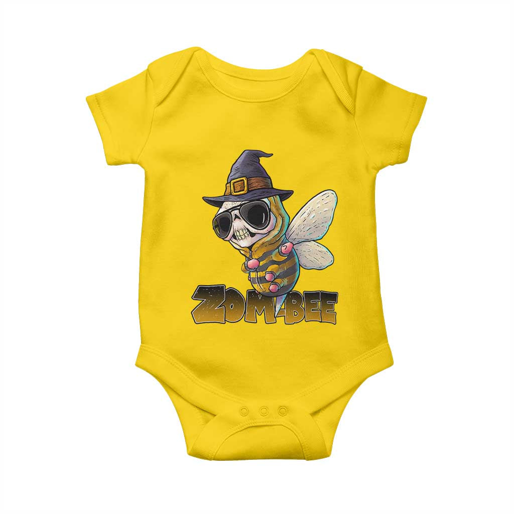 Halloween Zombie Bee Baby Onesie Zombee Funny Dabbing - Wonder Print Shop