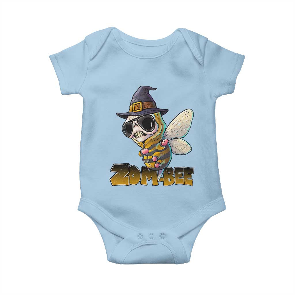 Halloween Zombie Bee Baby Onesie Zombee Funny Dabbing - Wonder Print Shop