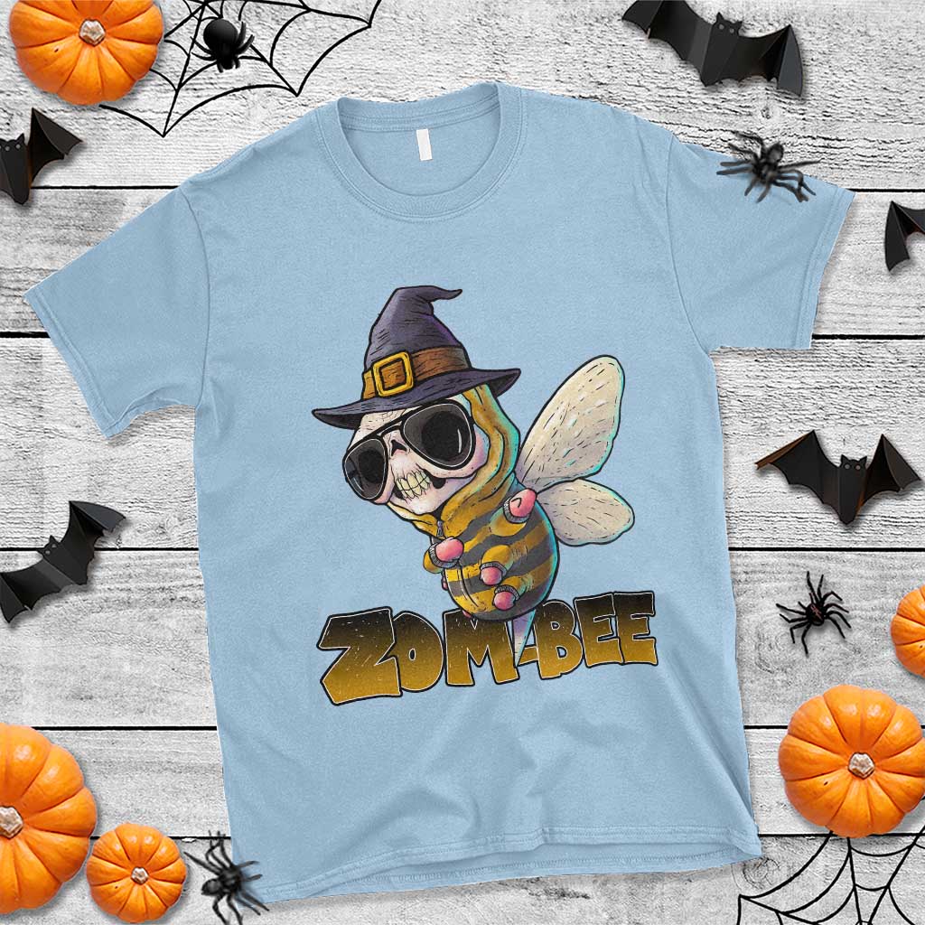 Halloween Zombie Bee T Shirt Zombee Funny Dabbing - Wonder Print Shop
