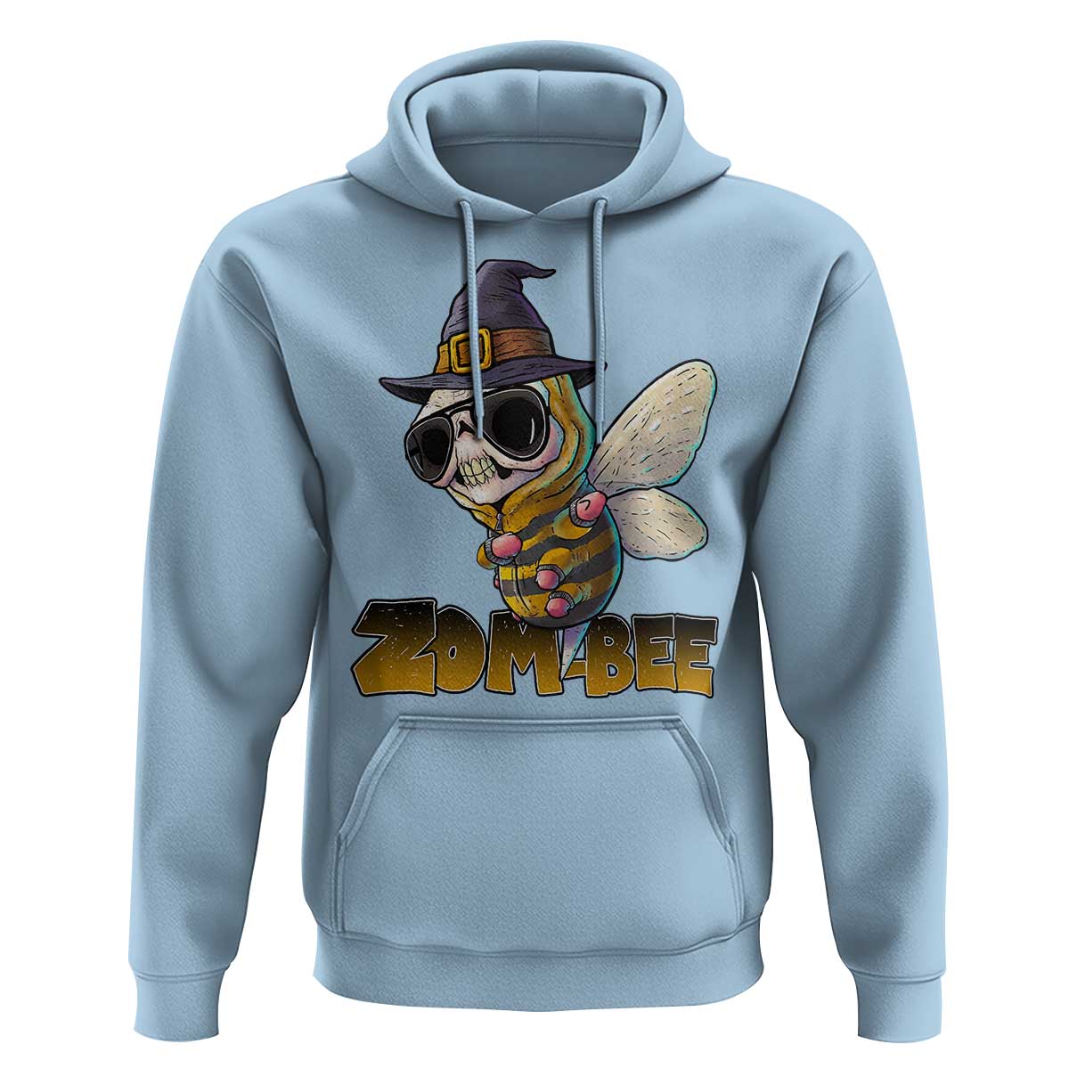 Halloween Zombie Bee Hoodie Zombee Funny Dabbing - Wonder Print Shop