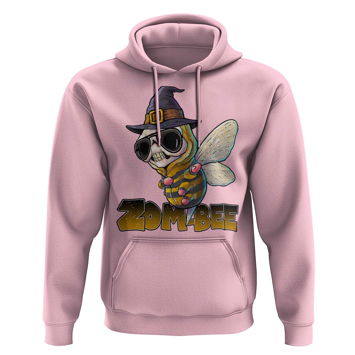 Halloween Zombie Bee Hoodie Zombee Funny Dabbing - Wonder Print Shop