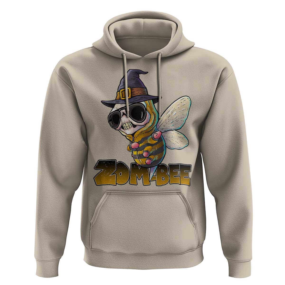 Halloween Zombie Bee Hoodie Zombee Funny Dabbing - Wonder Print Shop