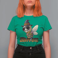 Halloween Zombie Bee T Shirt For Women Zombee Funny Dabbing - Wonder Print Shop