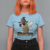 Halloween Zombie Bee T Shirt For Women Zombee Funny Dabbing - Wonder Print Shop