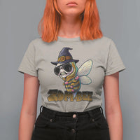 Halloween Zombie Bee T Shirt For Women Zombee Funny Dabbing - Wonder Print Shop