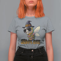 Halloween Zombie Bee T Shirt For Women Zombee Funny Dabbing - Wonder Print Shop