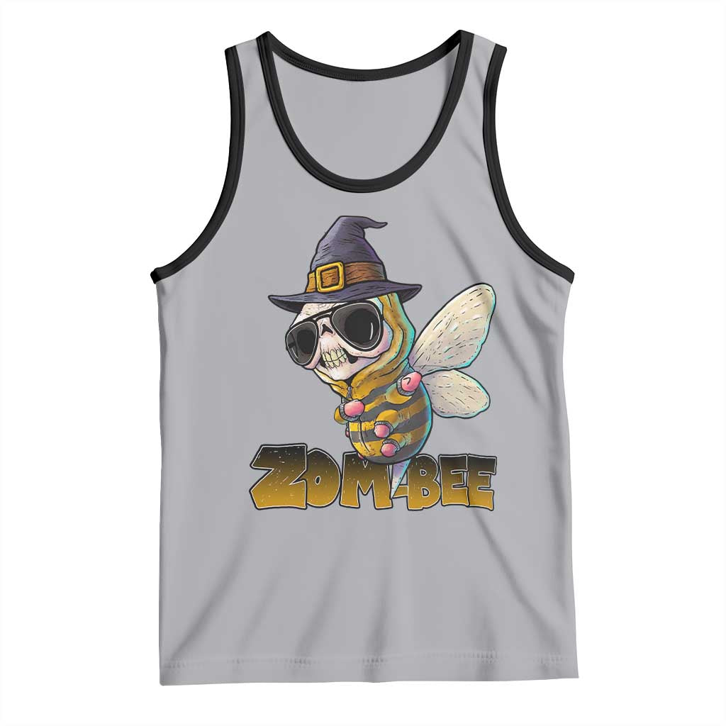 Halloween Zombie Bee Tank Top Zombee Funny Dabbing - Wonder Print Shop