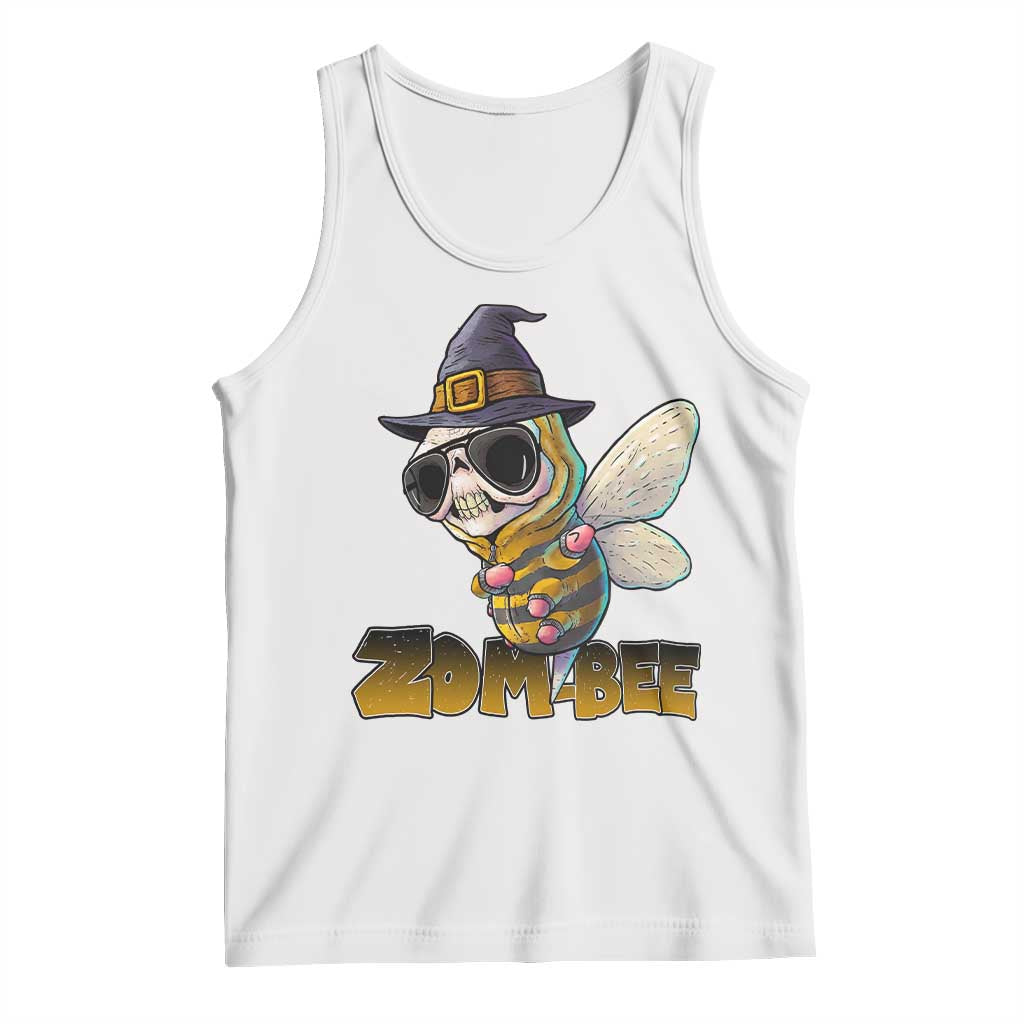 Halloween Zombie Bee Tank Top Zombee Funny Dabbing - Wonder Print Shop