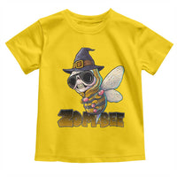 Halloween Zombie Bee Toddler T Shirt Zombee Funny Dabbing - Wonder Print Shop