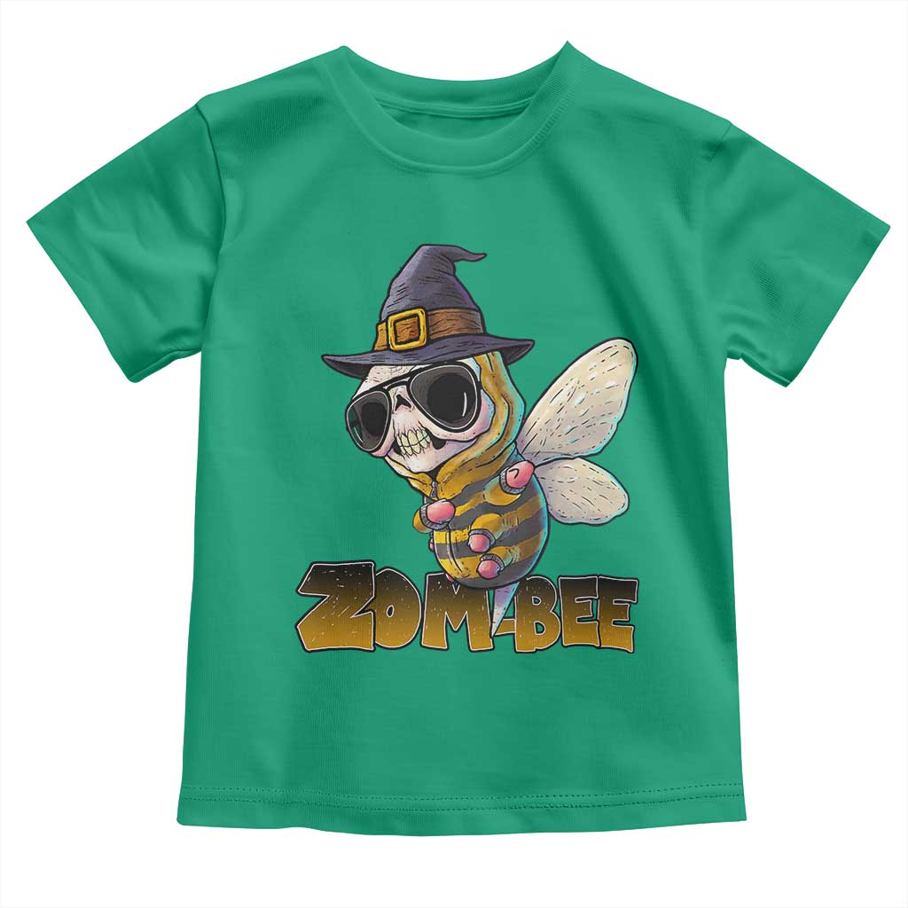Halloween Zombie Bee Toddler T Shirt Zombee Funny Dabbing - Wonder Print Shop