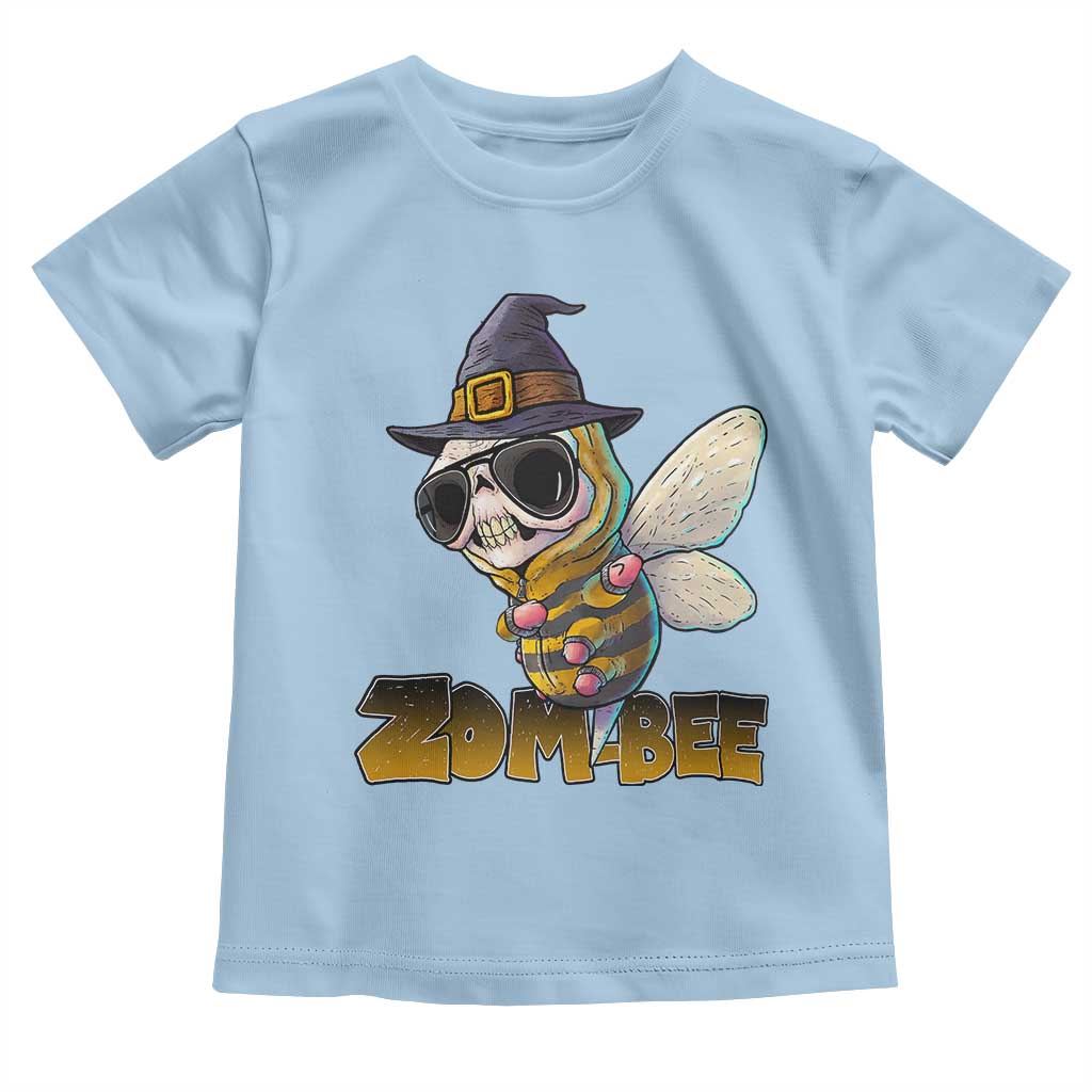 Halloween Zombie Bee Toddler T Shirt Zombee Funny Dabbing - Wonder Print Shop