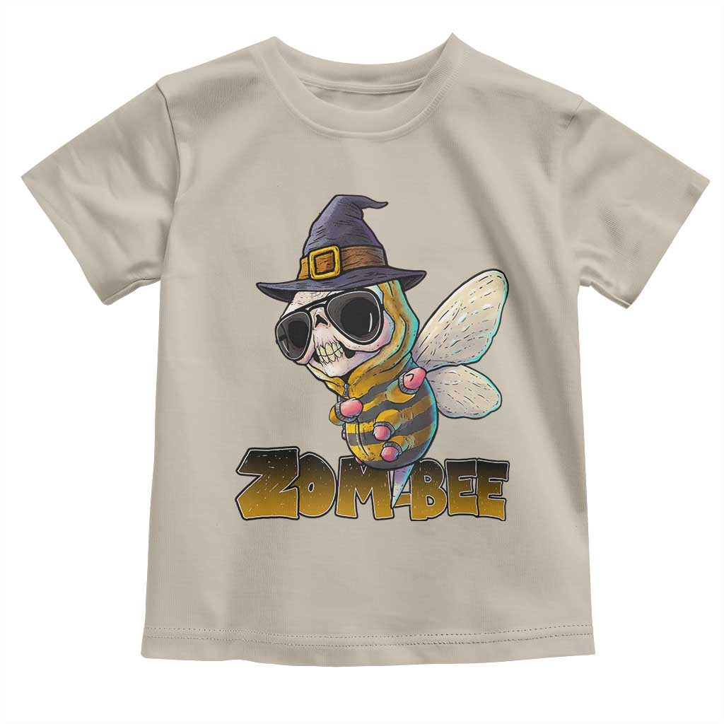Halloween Zombie Bee Toddler T Shirt Zombee Funny Dabbing - Wonder Print Shop