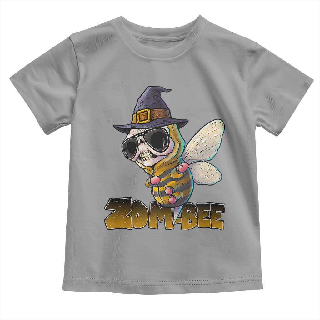 Halloween Zombie Bee Toddler T Shirt Zombee Funny Dabbing - Wonder Print Shop