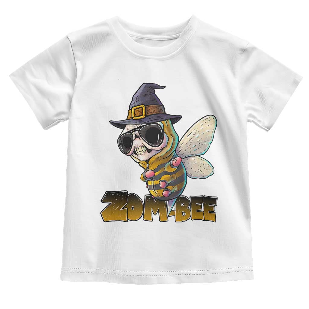 Halloween Zombie Bee Toddler T Shirt Zombee Funny Dabbing - Wonder Print Shop