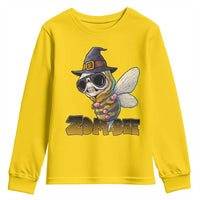Halloween Zombie Bee Youth Sweatshirt Zombee Funny Dabbing - Wonder Print Shop