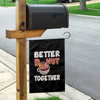Donut Coffee Better Together Garden Flag Cute Sweet Dessert Valentine - Wonder Print Shop