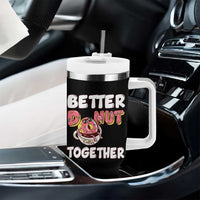 Donut Coffee Better Together Tumbler With Handle Cute Sweet Dessert Valentine