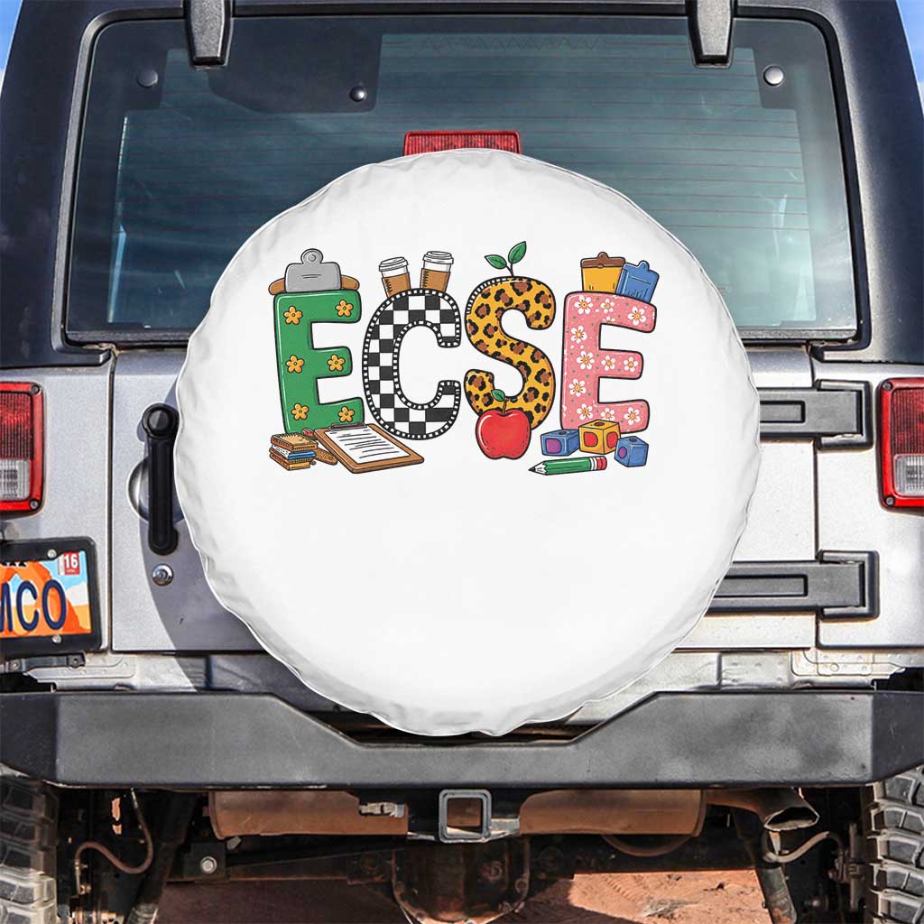 Early Childhood Special Education Teacher Spare Tire Cover ECSE Life