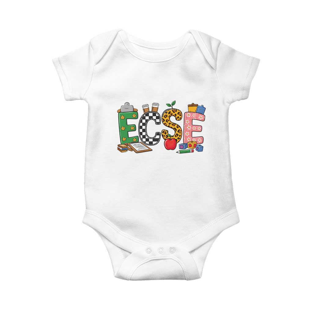 Early Childhood Special Education Teacher Baby Onesie ECSE Life