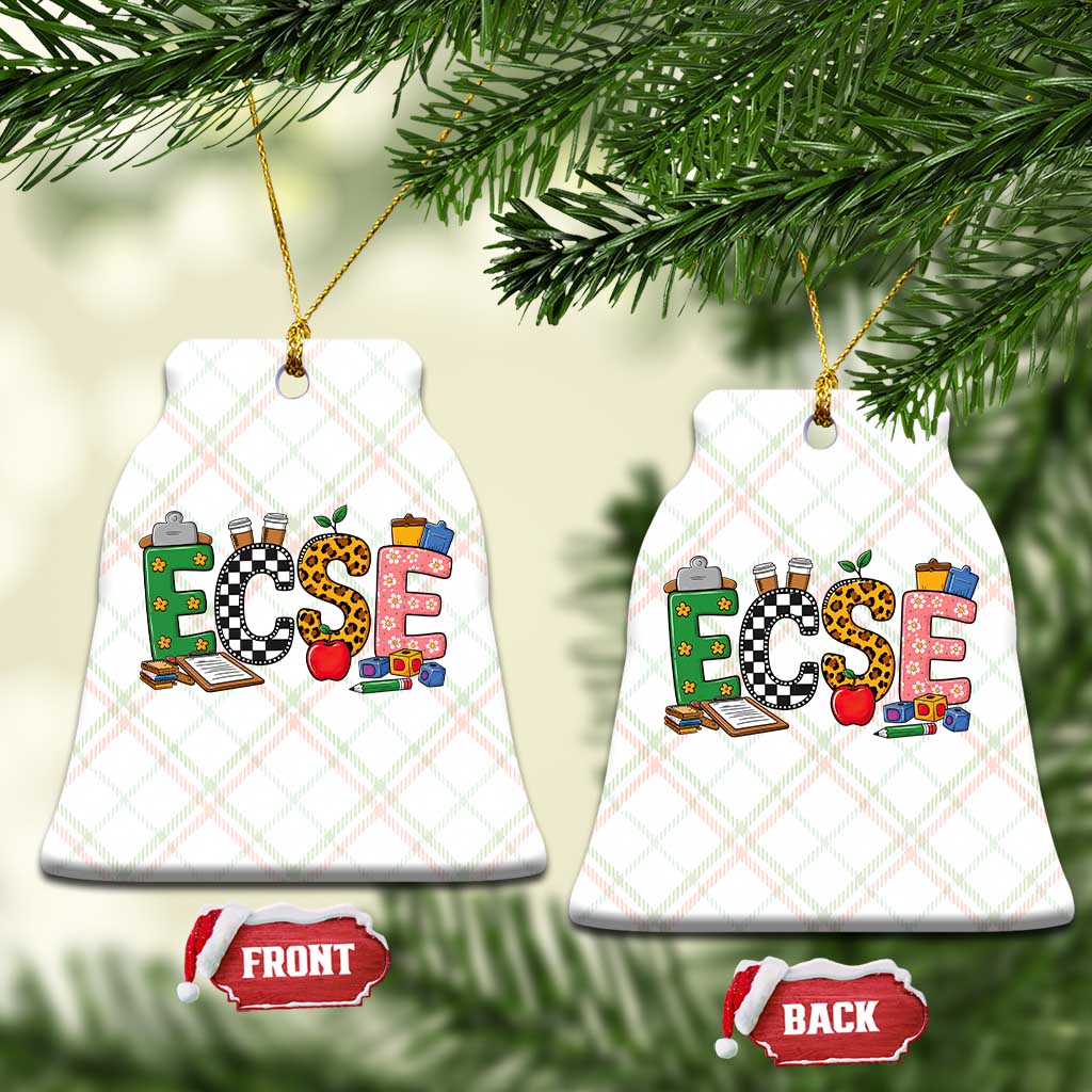Early Childhood Special Education Teacher Ceramic Ornament ECSE Life