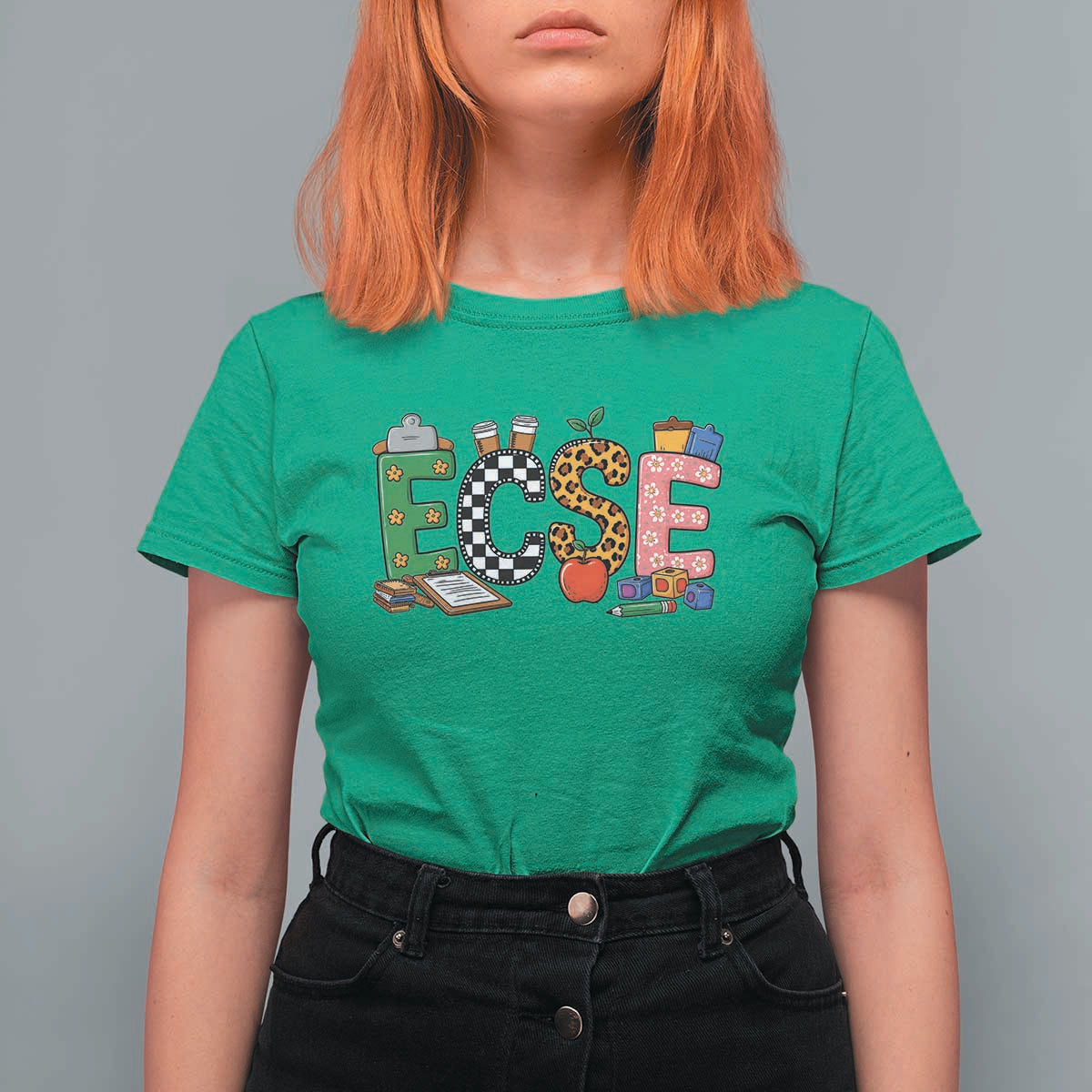 Early Childhood Special Education Teacher T Shirt For Women ECSE Life